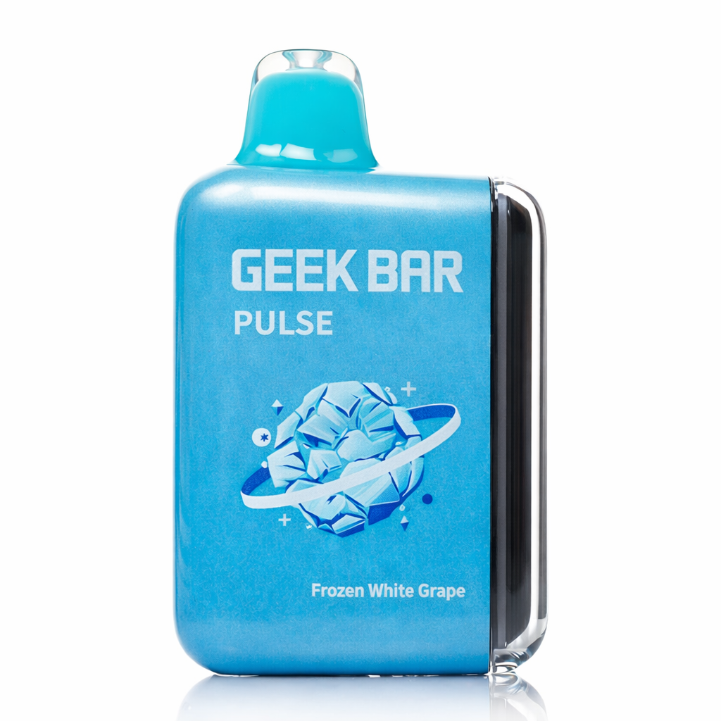 Geek Bar Pulse 15000 disposable vape Frozen White Grape flavor