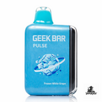 Geek Bar Pulse 15000 disposable vape Frozen White Grape flavor