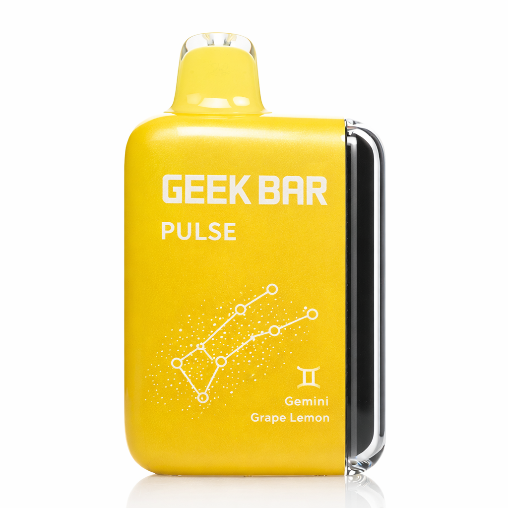 Geek Bar Pulse 15000 disposable vape Grape Lemon flavor