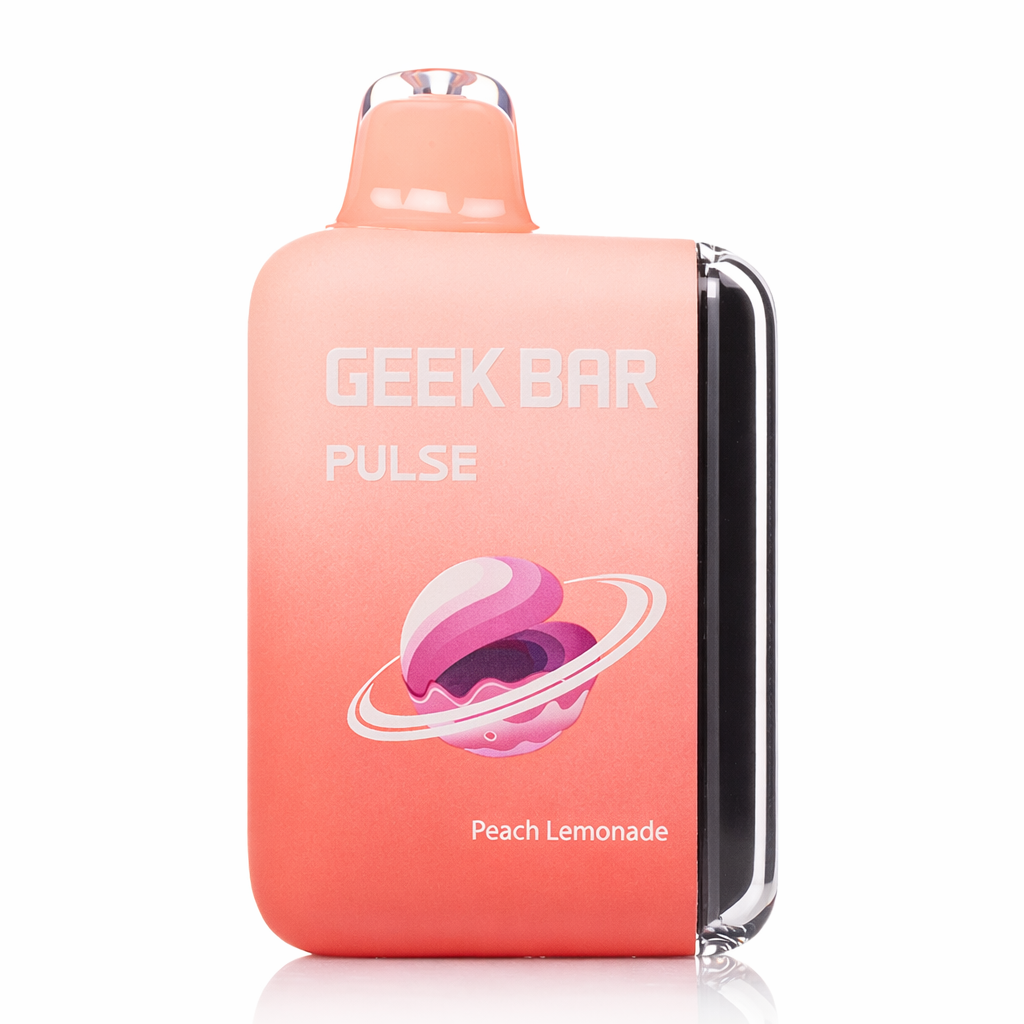 Geek Bar Pulse 15000 disposable vape Peach Lemonade flavor