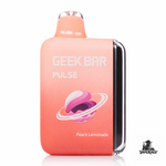 Geek Bar Pulse 15000 disposable vape Peach Lemonade flavor