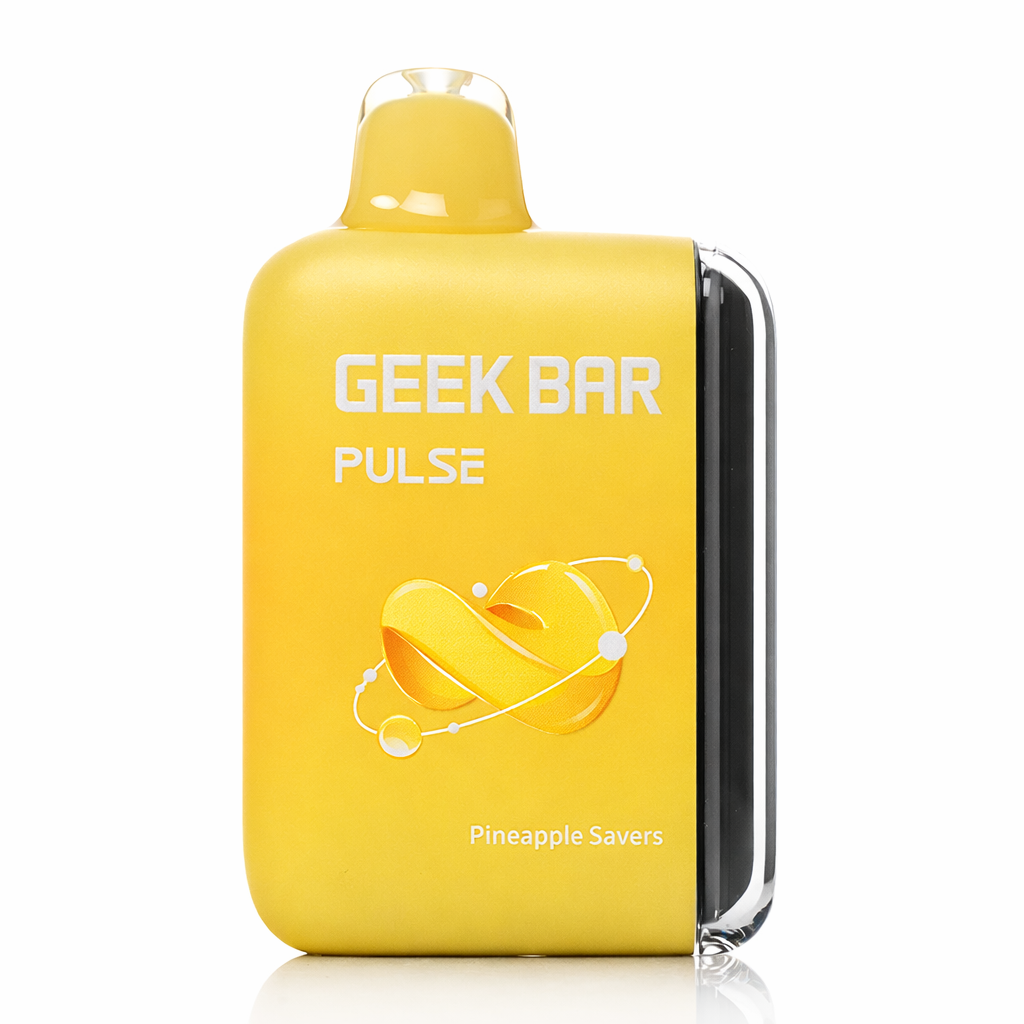 Geek Bar Pulse 15000 disposable vape pineapple savers flavor