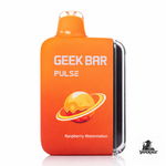 Geek Bar Pulse 15000 disposable vape raspberry watermelon flavor