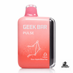 Geek Bar Pulse 15000 disposable vape Sour Apple Blow Pop flavor