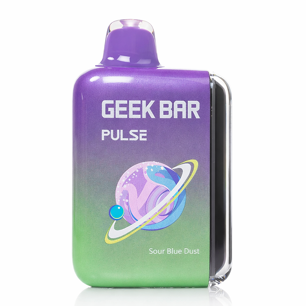 Geek Bar Pulse 15000 disposable vape Sour Blue Dust flavor
