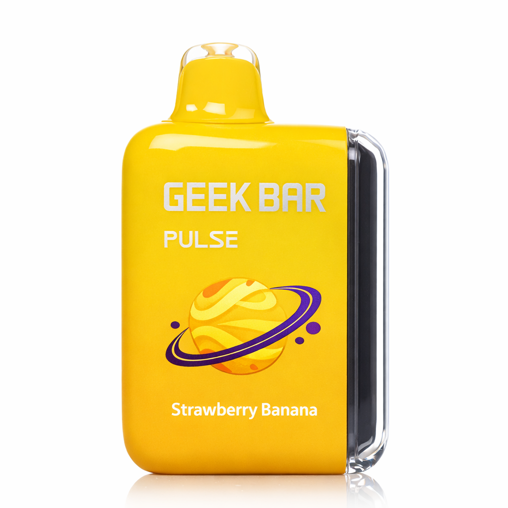 Geek Bar Pulse 15000 disposable vape Strawberry Banana flavor