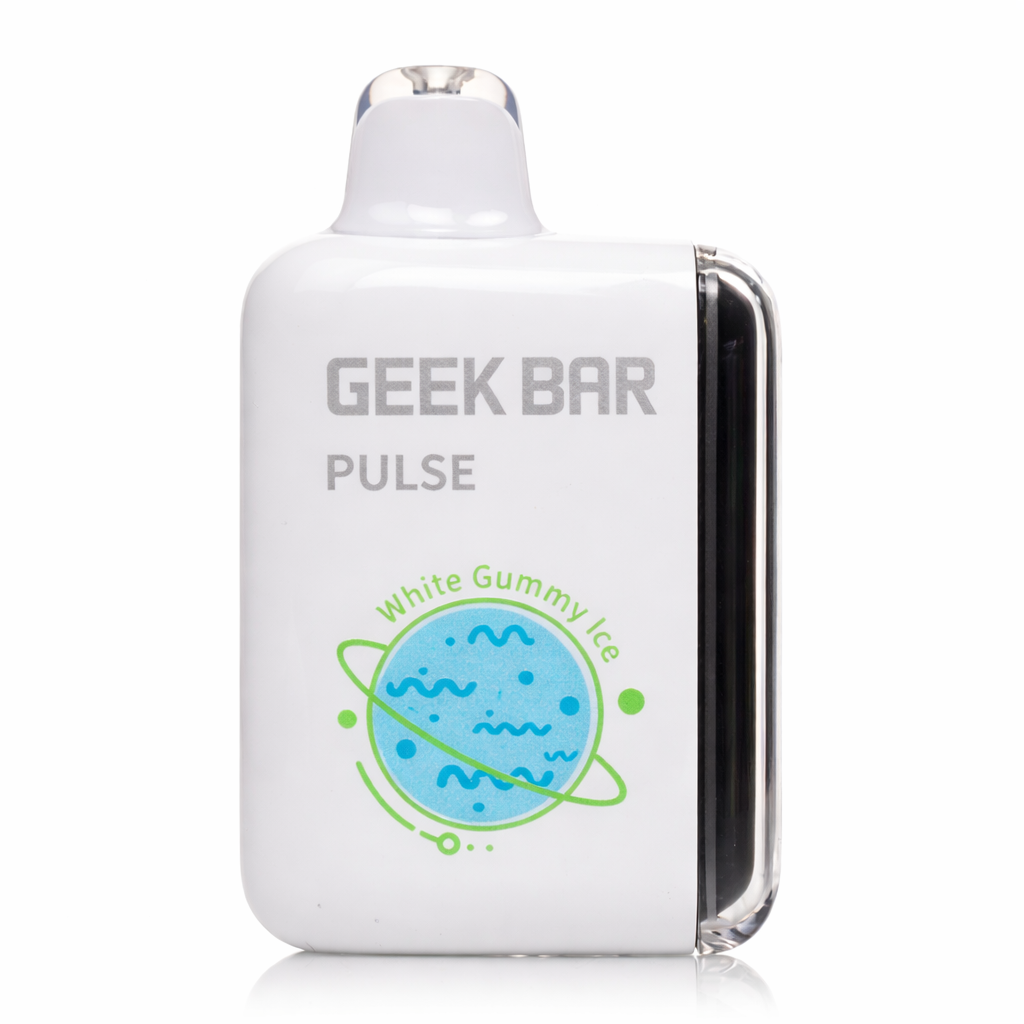 Geek Bar Pulse 15000 disposable vape White Gummy Ice flavor
