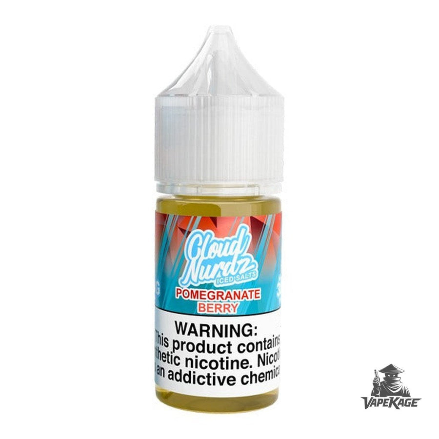 Iced Pomegranate Berry — Cloud Nurdz 30mL Nic Salt Nicotine Salt E-Liquid at Vapekage