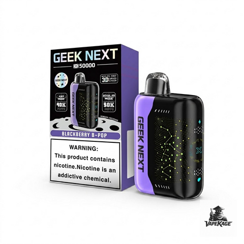 Geek Next X50000 Disposable Vape | 50,000 Puffs 5% Nic Smart Display