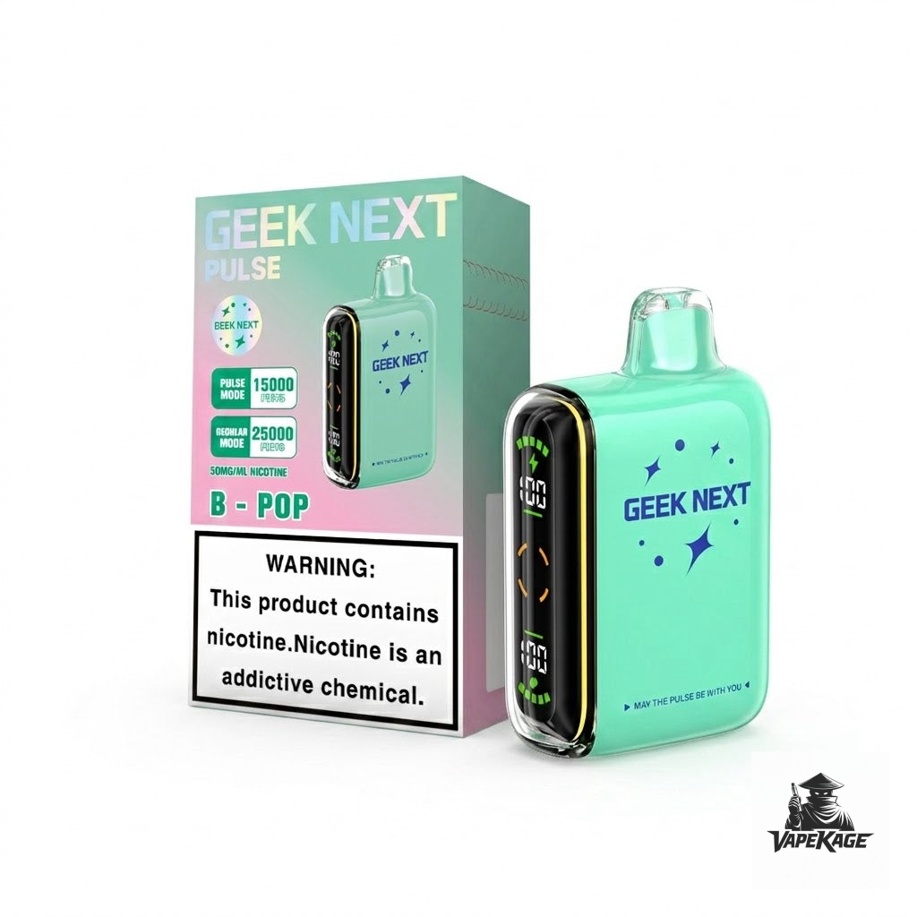 smoke pop & vape dallas reviews Geek Next Pulse 25K — $18.99 – Vapekage Style_Beginner Vape Kits How To Fix Juul Flavour:Peach Raspberry