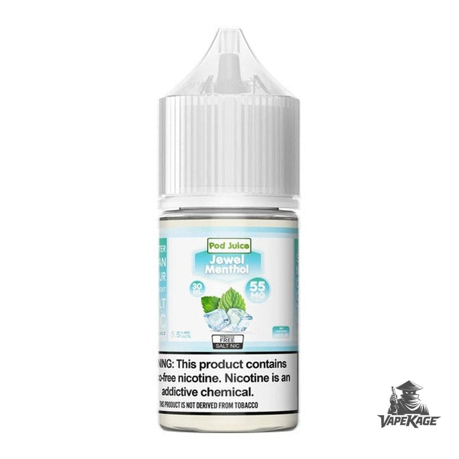 Jewel Menthol — Pod Juice 30mL Nic Salt Nicotine Salt E-Liquid at Vapekage