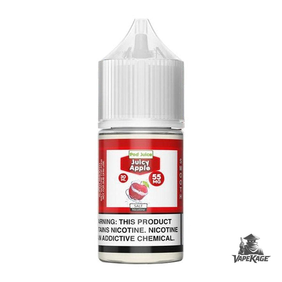 Juicy Apple — Pod Juice 30mL Nic Salt Nicotine Salt E-Liquid at Vapekage
