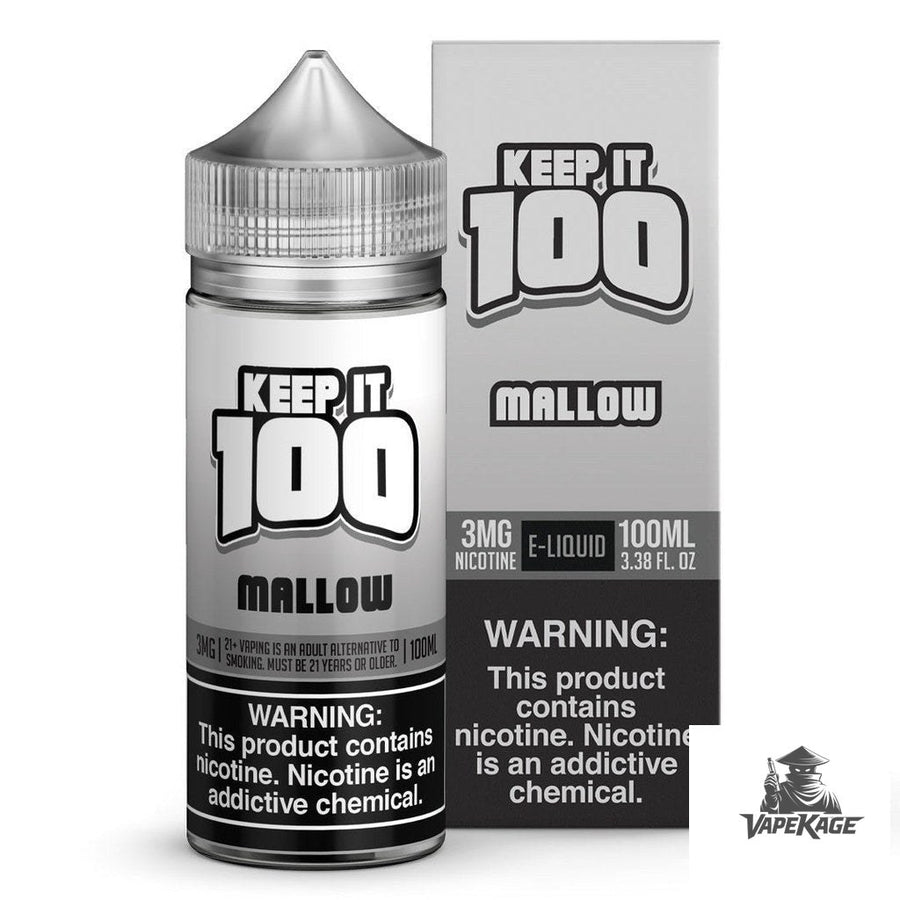 Mallow — Keep It 100 100mL Freebase Freebase E-Liquid at Vapekage
