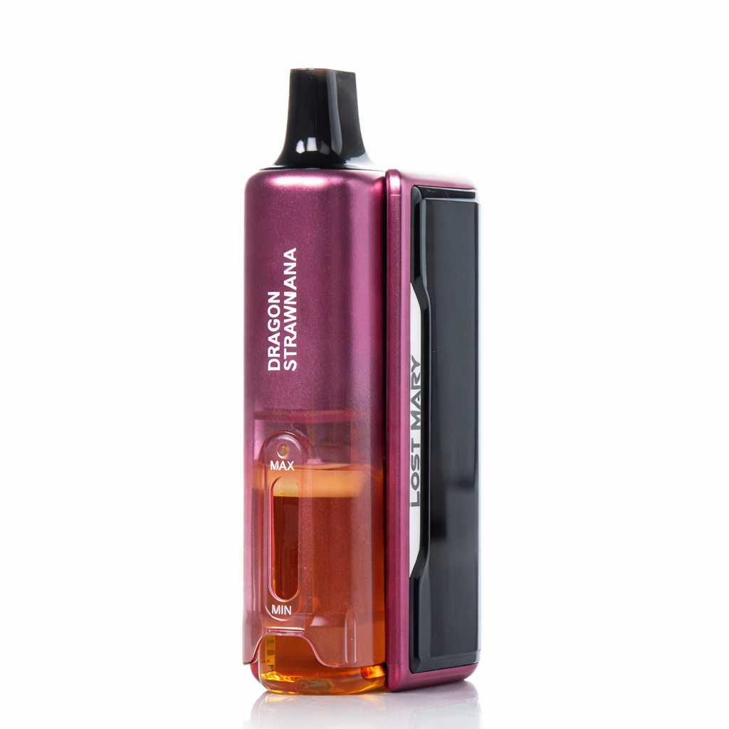 Lost Mary NERA Fullview 70K disposable vape Dragon Strawnana flavor
