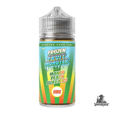 Mango Peach Guava Ice Nicotine Free — Monster Vape Labs 100mL Freebase Freebase E-Liquid at Vapekage