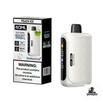 Horizontech Max 100K Disposable Vape — Texas Compliant Peach Ice Flavor — 100,000 Puffs, 5% (50mg nicotine salt), Rechargeable | Vapekage