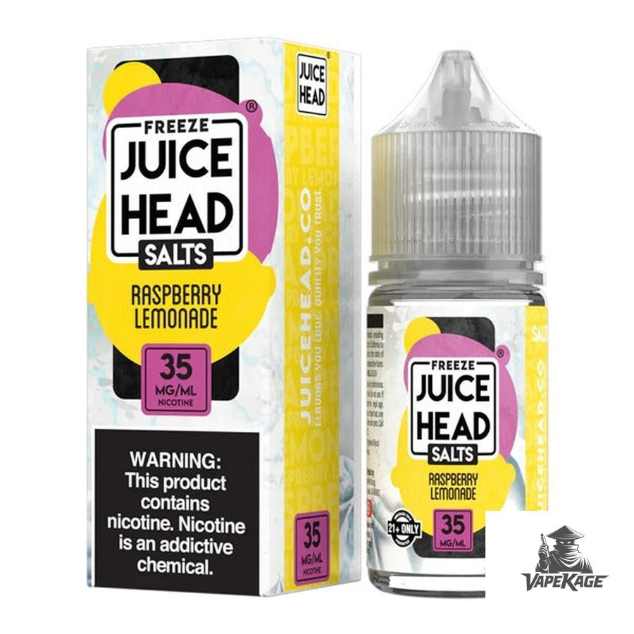 Raspberry Lemonade Freeze — Juice Head 30mL Nic Salt Nicotine Salt E-Liquid at Vapekage