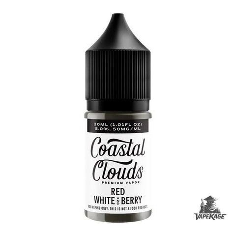 Red White & Berry — Coastal Clouds 30mL Nic Salt Nicotine Salt E-Liquid at Vapekage