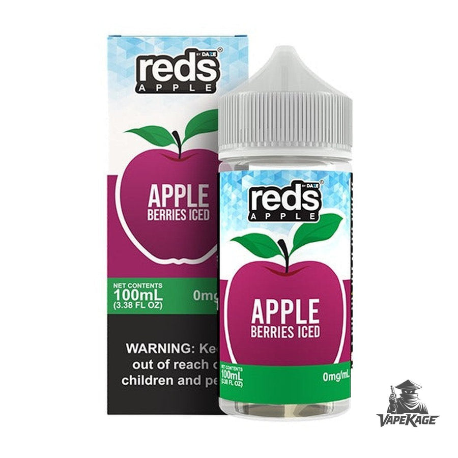 Reds Apple Berries Iced — Reds Apple Juice — 7 Daze 60mL Freebase Freebase E-Liquid at Vapekage