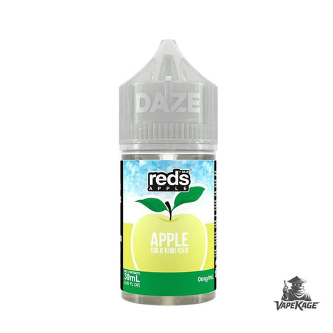 Reds Apple Golden Kiwi Iced — Reds Apple Juice — 7 Daze 30mL Nic Salt Nicotine Salt E-Liquid at Vapekage