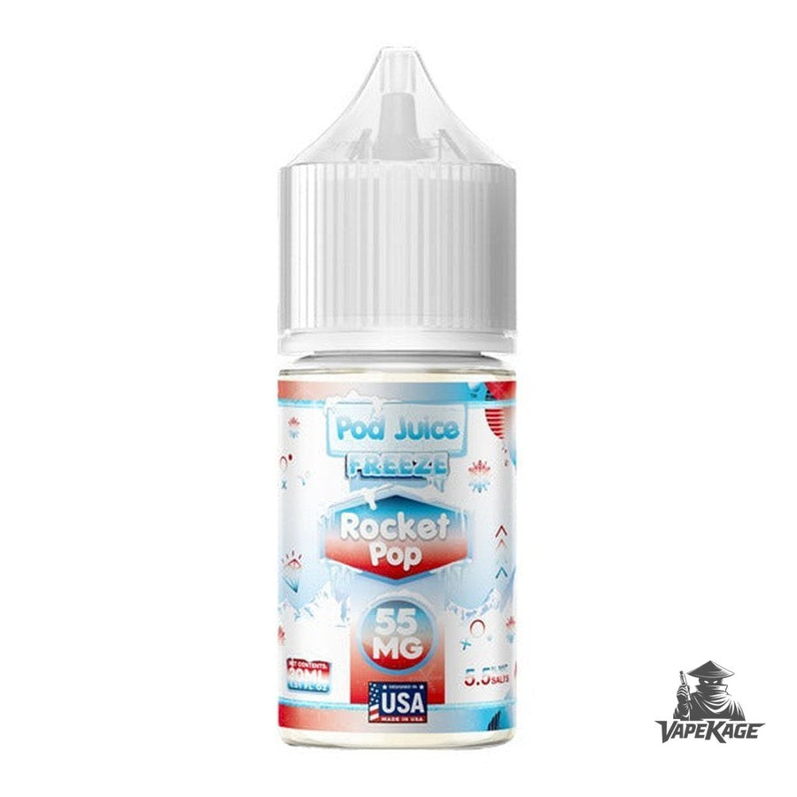 Rocket Pop Freeze — Pod Juice 30mL Nic Salt Nicotine Salt E-Liquid at Vapekage