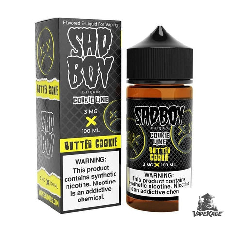 Butter Cookie Line — Sadboy E-Liquid 100mL Freebase Freebase E-Liquid at Vapekage