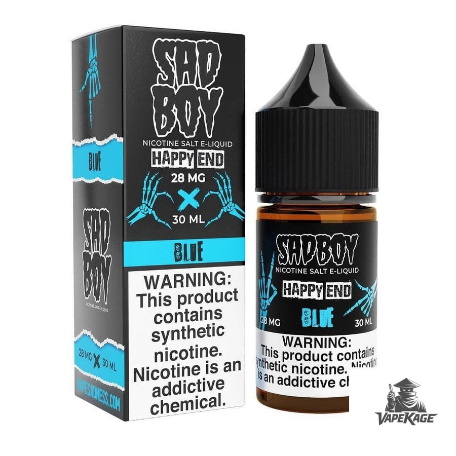 Happy End Line Blue Cotton Candy — Sadboy E-Liquid 30mL Nic Salt Nicotine Salt E-Liquid at Vapekage