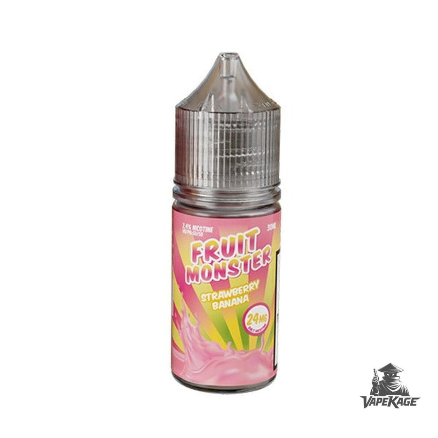 Strawberry Banana by — Fruit Monster Vape Labs 30mL Nic Salt Nicotine Salt E-Liquid at Vapekage
