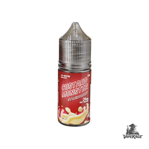 Strawberry by — Custard Monster Vape Labs 30mL Nic Salt Nicotine Salt E-Liquid at Vapekage
