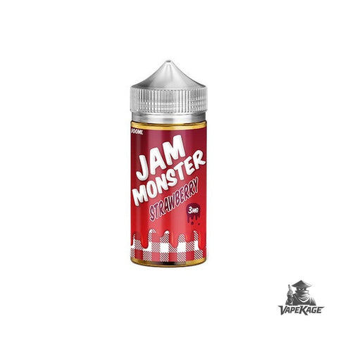 Strawberry Jam Monster Vape Labs 100mL Freebase Freebase E-Liquid at Vapekage