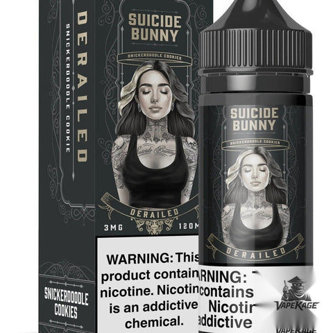 Derailed — Suicide Bunny 120mL Freebase Freebase E-Liquid at Vapekage