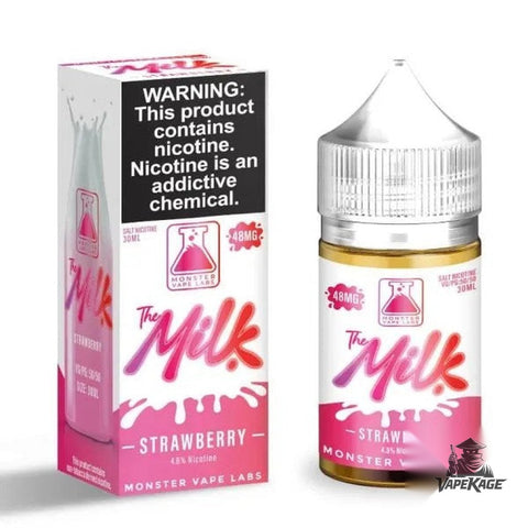 Strawberry Milk — The Milk — Monster Vape Labs 30mL Nic Salt Nicotine Salt E-Liquid at Vapekage
