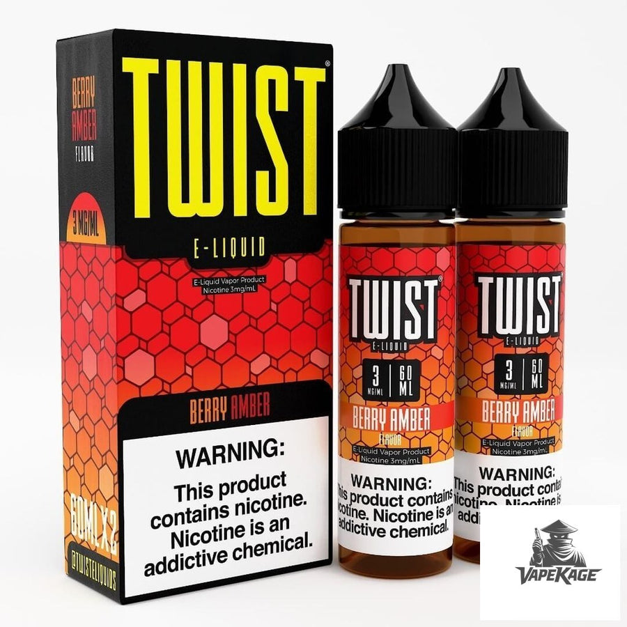 Berry Amber — Twist E-Liquids 120mL (2x60mL twin pack) Freebase Freebase E-Liquid at Vapekage