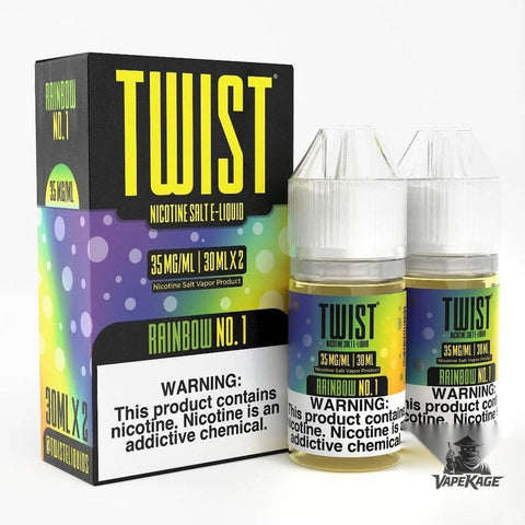 Rainbow No. 1 — Twist E-Liquids 60mL (2x30mL twin pack) Nic Salt Nicotine Salt E-Liquid at Vapekage