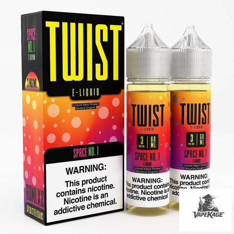 Space No. 1 — Twist E-Liquids 120mL (2x60mL twin pack) Freebase Freebase E-Liquid at Vapekage
