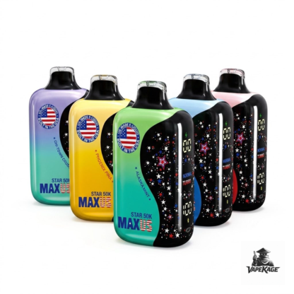 Maxus Star 50K Disposable Vape | 50,000 Puffs Smart Screen