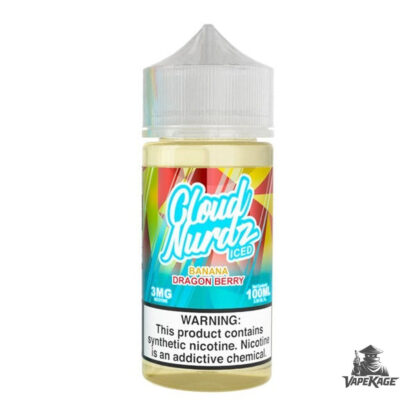 Banana Dragonberry Iced — Cloud Nurdz 100mL Freebase