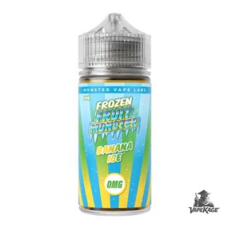 Banana Ice Nicotine Free Frozen Fruit Monster Vape Labs 100mL Freebase