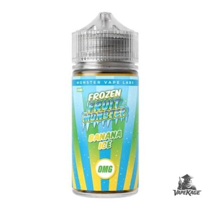 Banana Ice Nicotine Free Frozen Fruit Monster Vape Labs 100mL Freebase