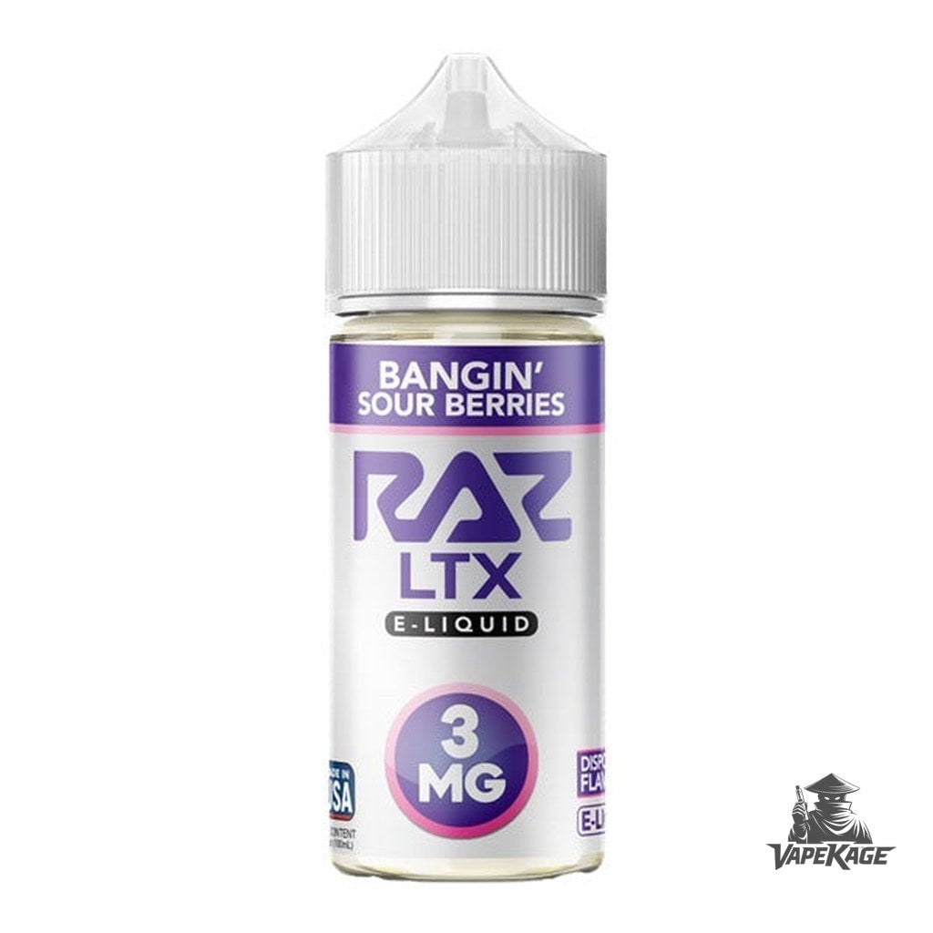 Bangin Sour Berries RAZ x LTX Edition — Pod Juice 100mL Freebase