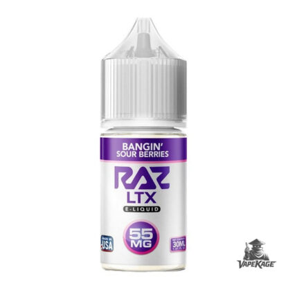 Bangin Sour Berries RAZ x — Pod Juice 30mL Nic Salt