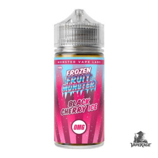 Black Cherry Ice Nicotine Free Frozen Fruit Monster Vape Labs 100mL Freebase