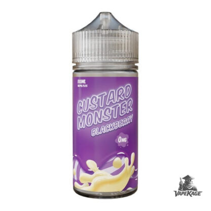 Blackberry Nicotine Free Custard Monster Vape Labs 100mL Freebase