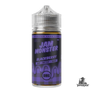 Blackberry (nicotine Free) Jam Monster Vape Labs 100mL Freebase