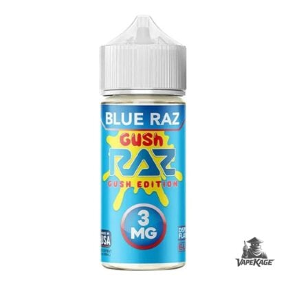 Blue Razz Gush RAZ x — Pod Juice 100mL Freebase