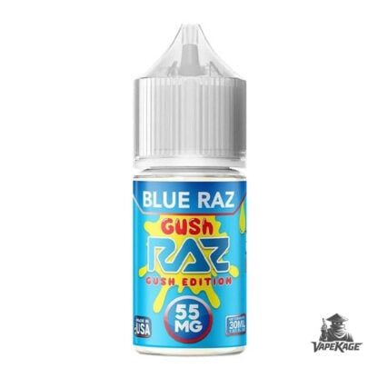 Blue Razz Gush RAZ x — Pod Juice 30mL Nic Salt