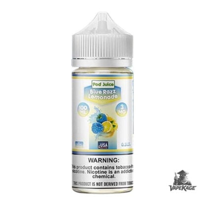 Blue Razz Lemonade — Pod Juice 100mL Freebase