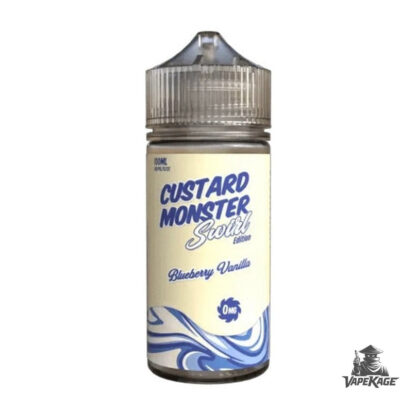 Blueberry Vanilla Swirl Edition Nicotine Free — Monster Vape Labs 100mL Freebase
