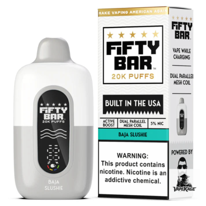 Fifty Bar White Series 20K Disposable Vape
