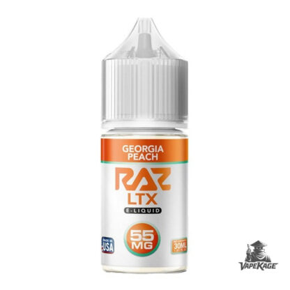 Georgia Peach RAZ x — Pod Juice 30mL Nic Salt